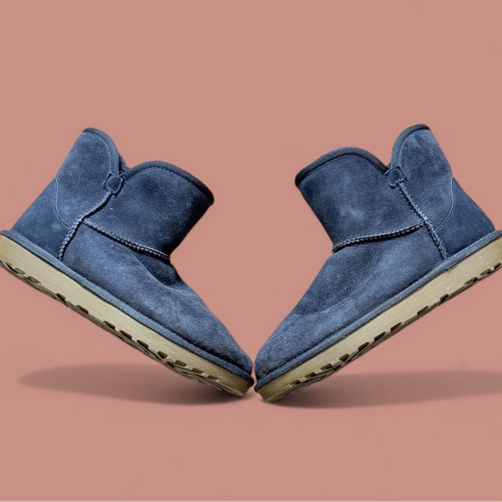 Kirkland Navy Blue Scherling Lined Ankle Winter Boots
